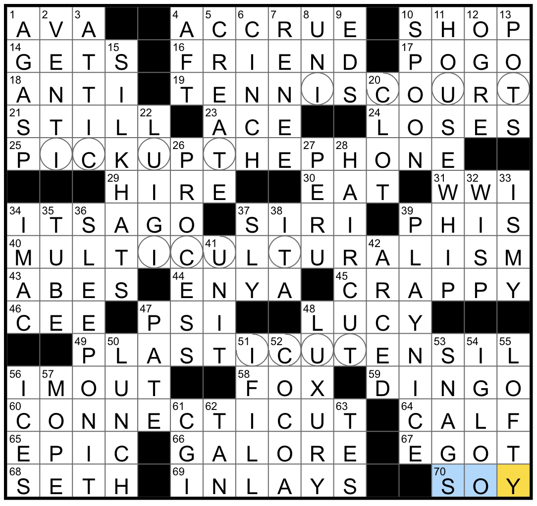 Crossword puzzle, Wander Words answers: November 20, 2019 – Metro US