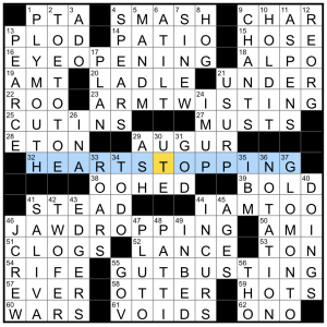 LA Times Crossword 27 Nov 23, Monday 