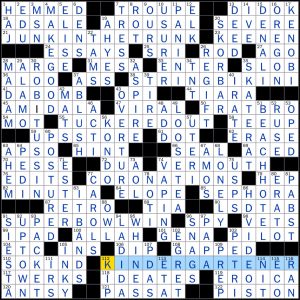 11.05.2023 Sunday New York Times Crossword