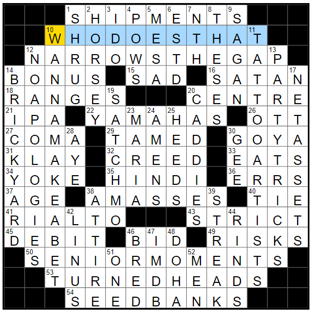 Thursday, June 8, 2023  Diary of a Crossword Fiend