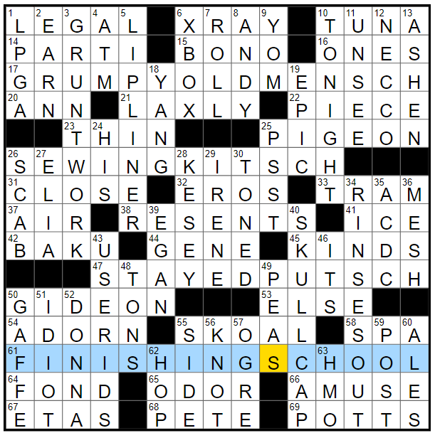 Rex Parker Does the NYT Crossword Puzzle: December 2023