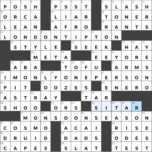 Completed USA Today crossword for Wednesday January 24, 2024