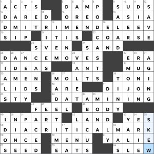 Completed USA Today crossword for Thursday February 15, 2024