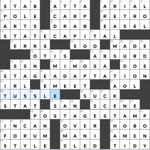 Completed USA Today crossword for Wednesday March 6, 2024