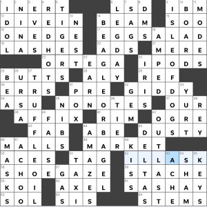 Completed USA Today crossword for Wednesday March 20, 2024