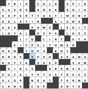 Completed USA Today crossword for Thursday March 28, 2024