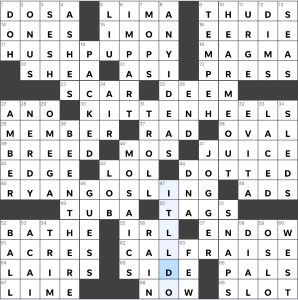 Completed USA Today crossword for Wednesday May 01, 2024