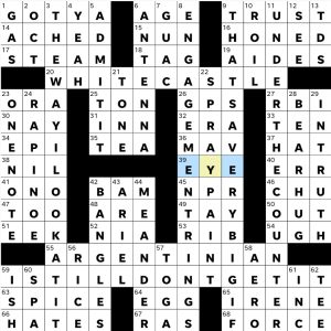 Completed USA Today crossword for Wednesday May 15, 2024
