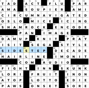 Completed USA Today crossword for Wednesday May 22, 2024