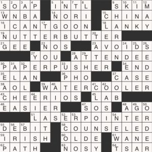 Completed USA Today crossword for Wednesday August 21, 2024