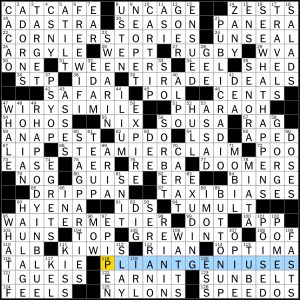 09.29.2024 Sunday New York Times Crossword