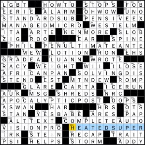 11.10.2024 Sunday New York Times Puzzle