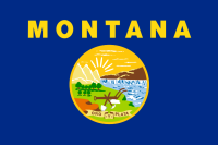 State flag of Montana