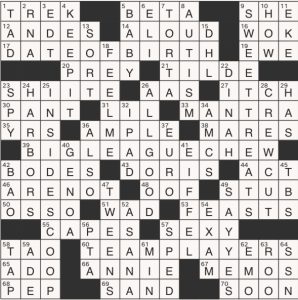 Completed USA Today crossword for Wednesday December 11, 2024