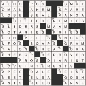 Completed USA Today crossword for Thursday July 24, 2025