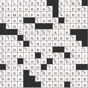 Completed USA Today crossword for Thursday July 31, 2025