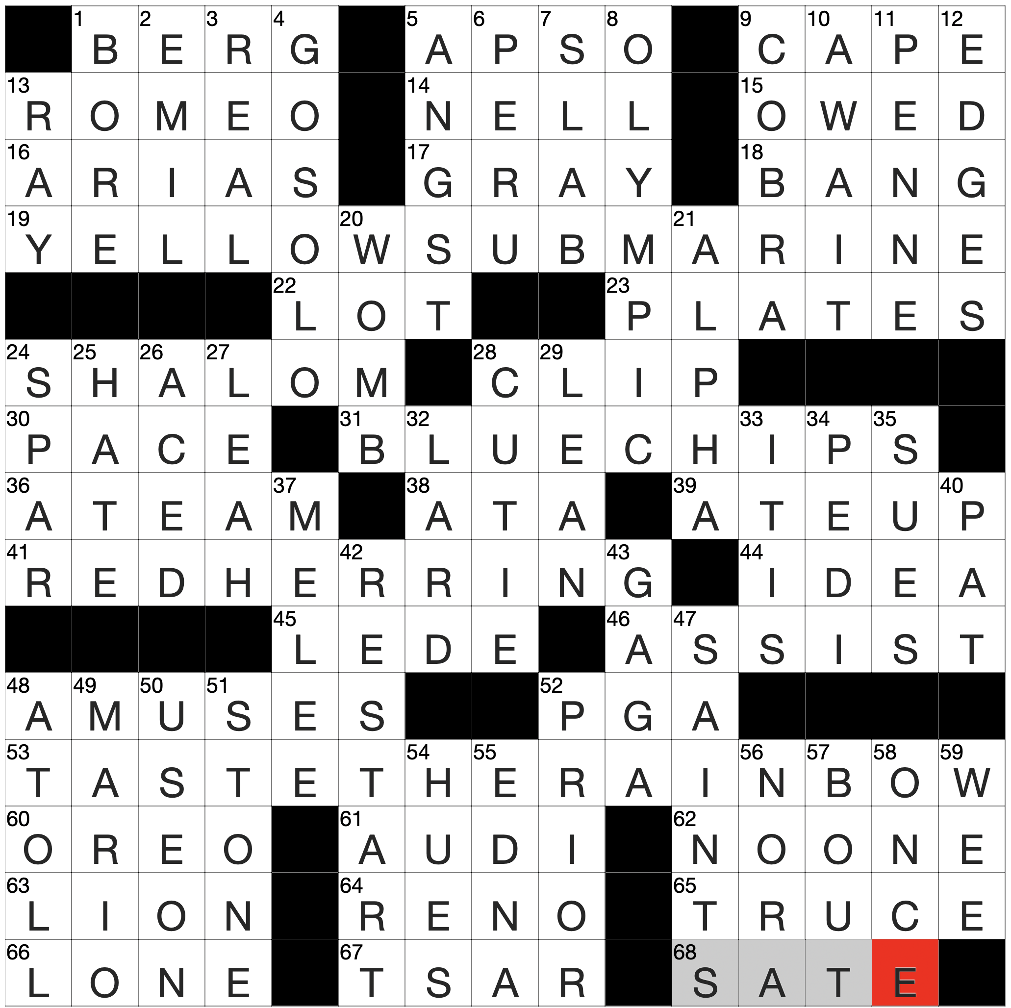 Tuesday, september 16, 2025 | diary of a crossword fiend
