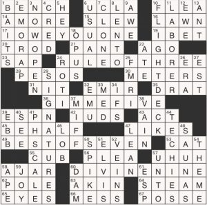 Completed USA Today crossword for Wednesday October 08, 2025