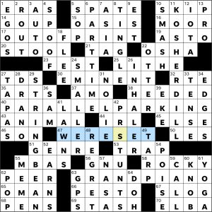 Completed USA Today crossword for Wednesday December 03, 2025