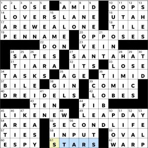 Completed USA Today crossword for Thursday December 18, 2025