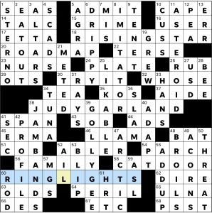 Completed USA Today crossword for Thursday December 25, 2025