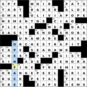 Completed USA Today crossword for Wednesday April 22, 2026