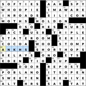 Completed USA Today crossword for Wednesday June 03, 2026
