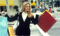 Iconic Valley Girl character Cher Horowitz in "Clueless"